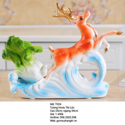 Tượng Hươu Tài Lộc